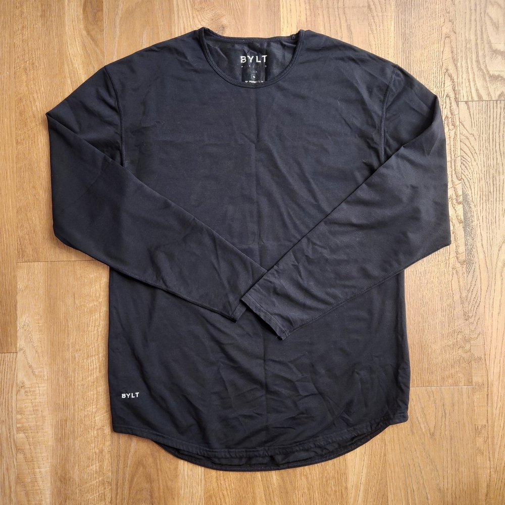 Men's BYLT Black Long Sleeve Shirt